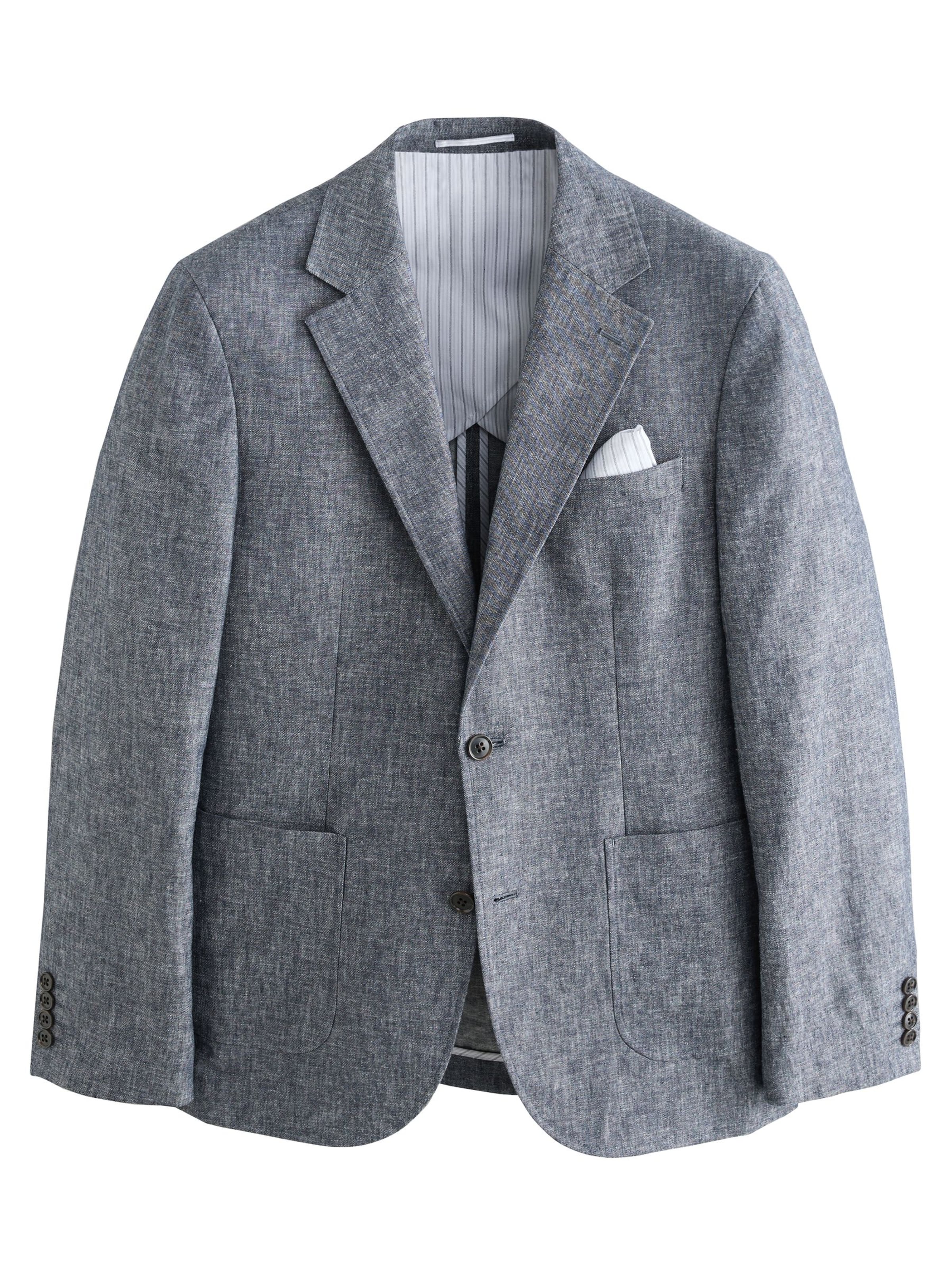 Next Regular fit Colbert in Blauw: voorkant