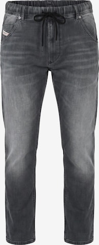 DIESEL - Tapered Calças de ganga '2030 D-KROOLEY JOGGJEANS Superstretch & Supersoft' em cinzento: frente