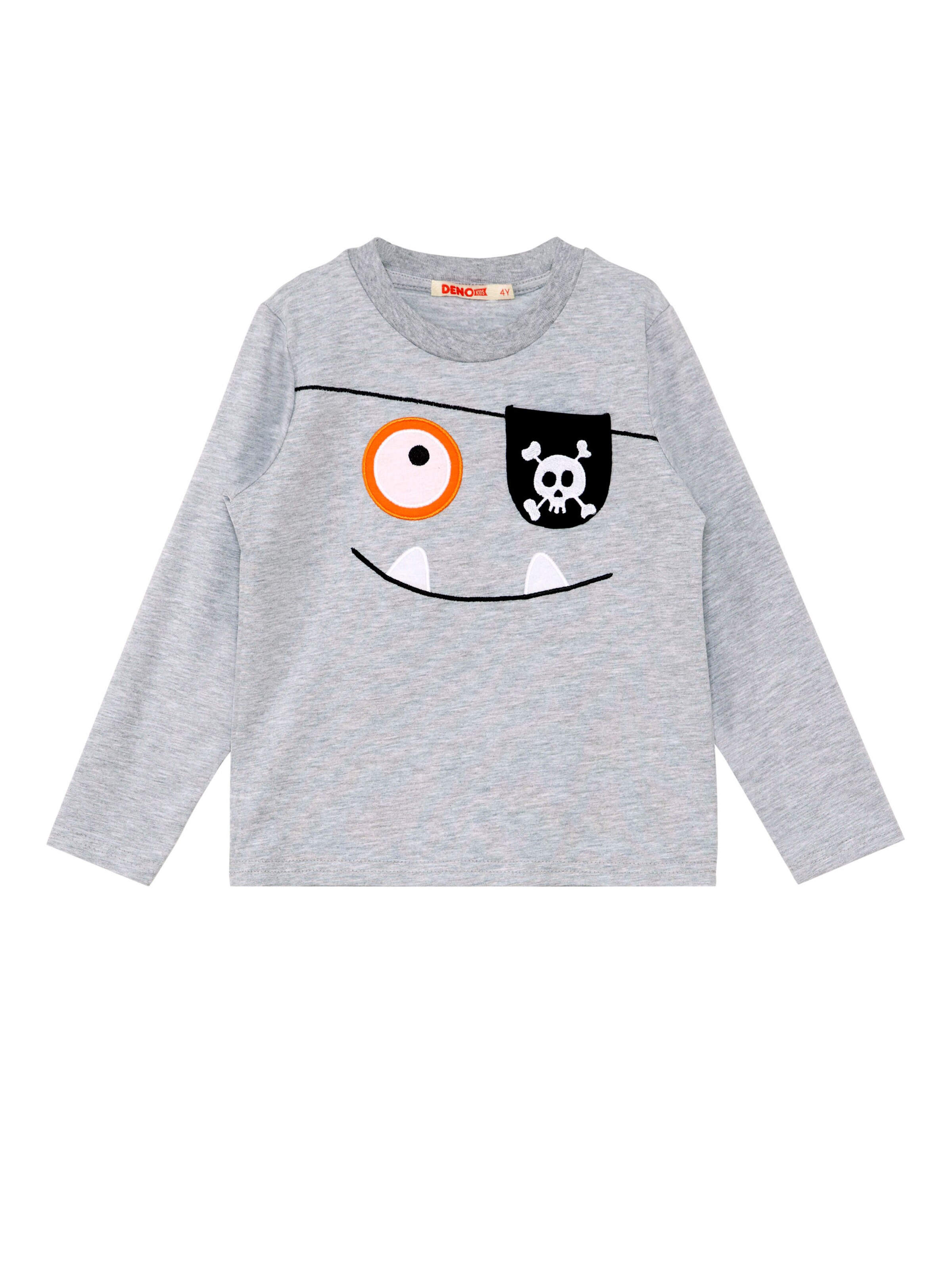 Survêtement 'Happy Pirate' Denokids en gris