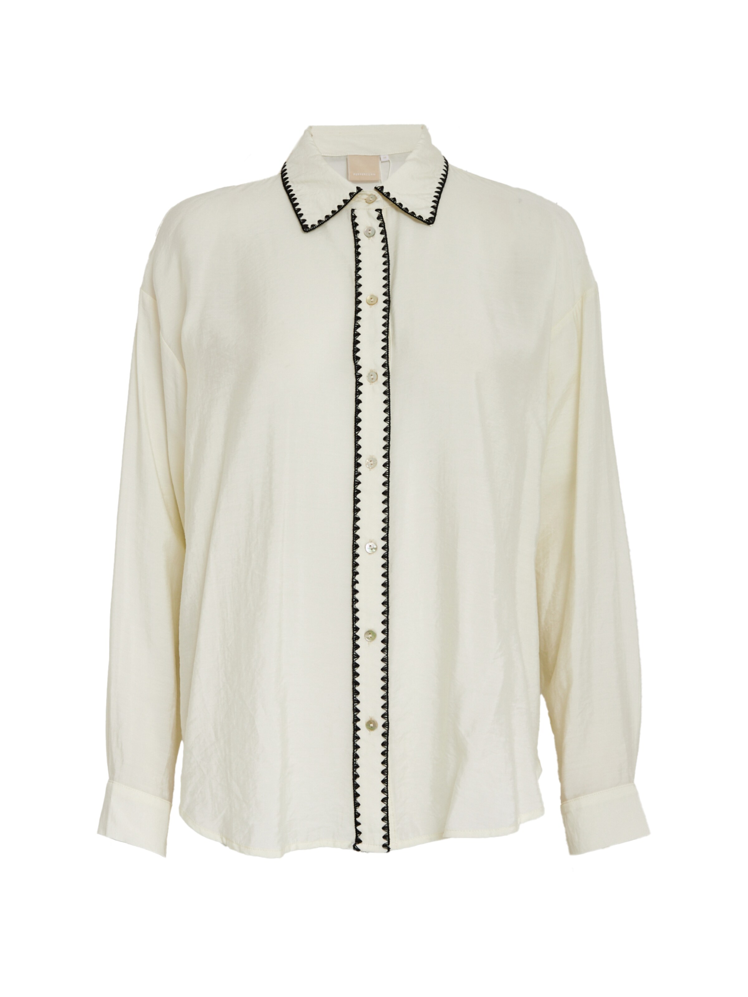 Peppercorn Shirt 'Monara' in Beige: voorkant