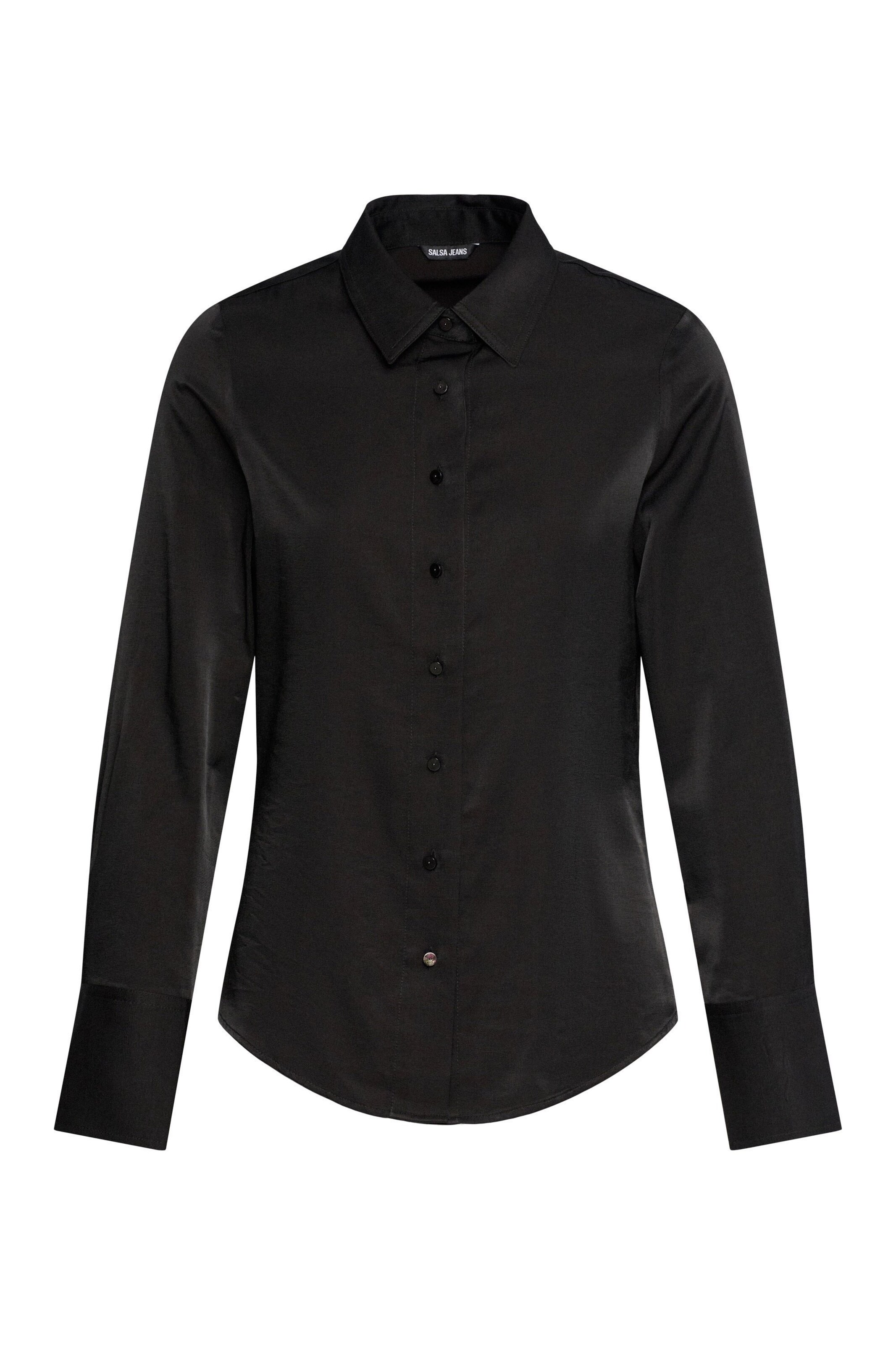 Salsa Jeans Bluse in Schwarz: Vorderseite