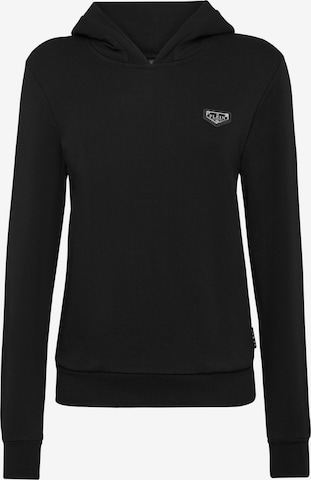 Felpa 'Iconic Plein' di Philipp Plein in nero: frontale