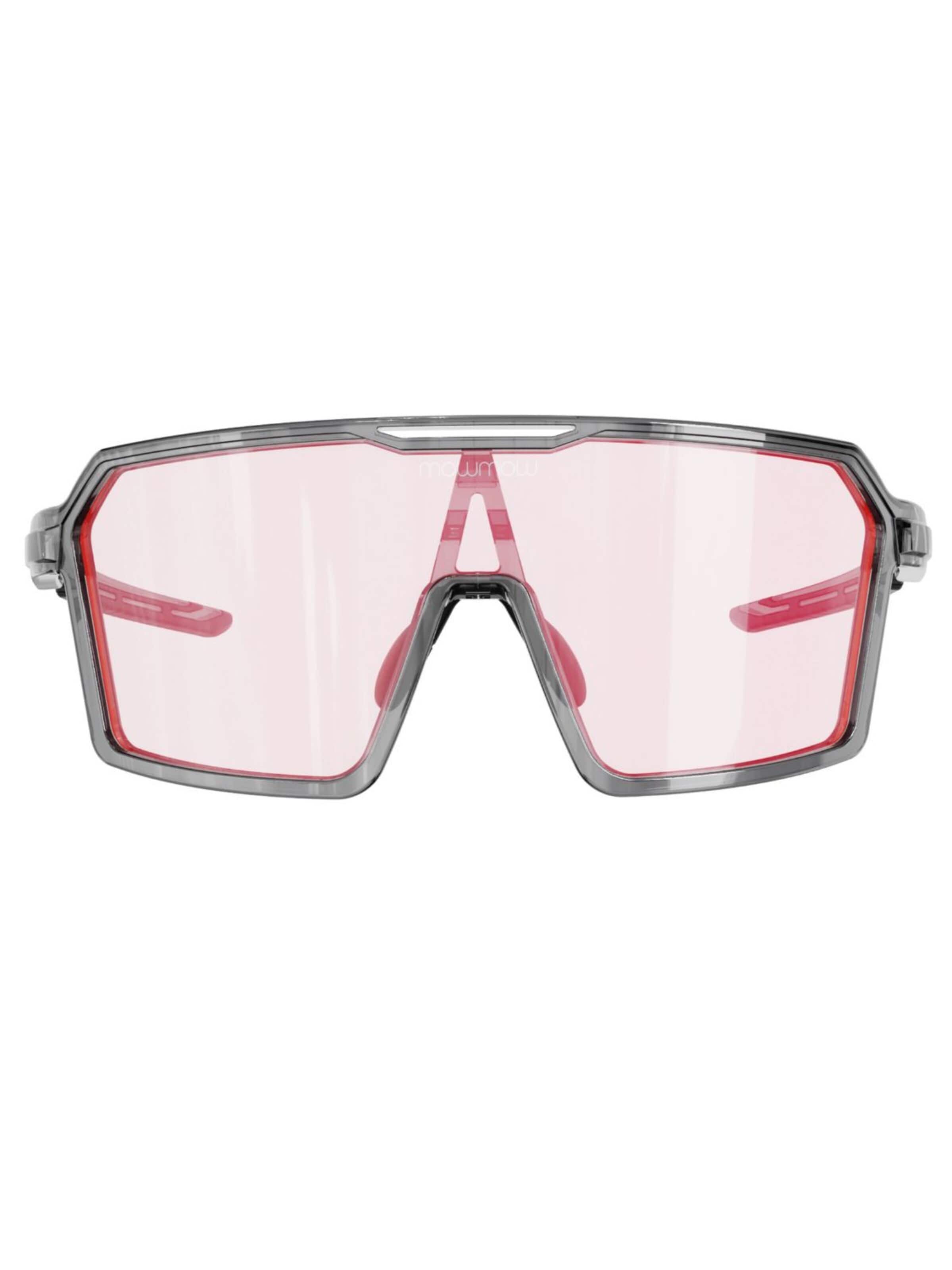 Lunettes de soleil sport 'MowMow Wizard Sunglasses - Sports Glasses - Photochromic Lens - Men - Women' Mowmow en rouge