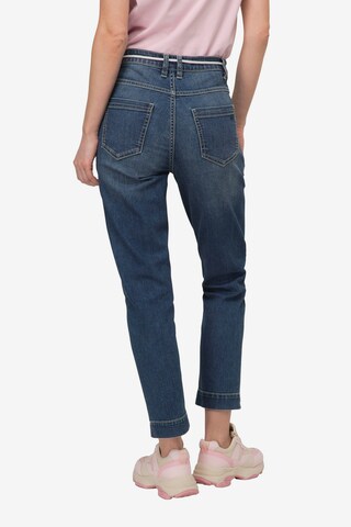 LAURASØN Slimfit Jeans in Blauw