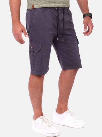 Reslad Regular Cargo Pants 'kurze Cargo-Shorts' in Grey