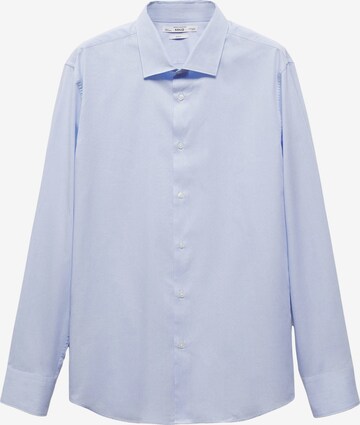 MANGO MAN Regular fit Button Up Shirt 'EMERITOL' in Blue: front