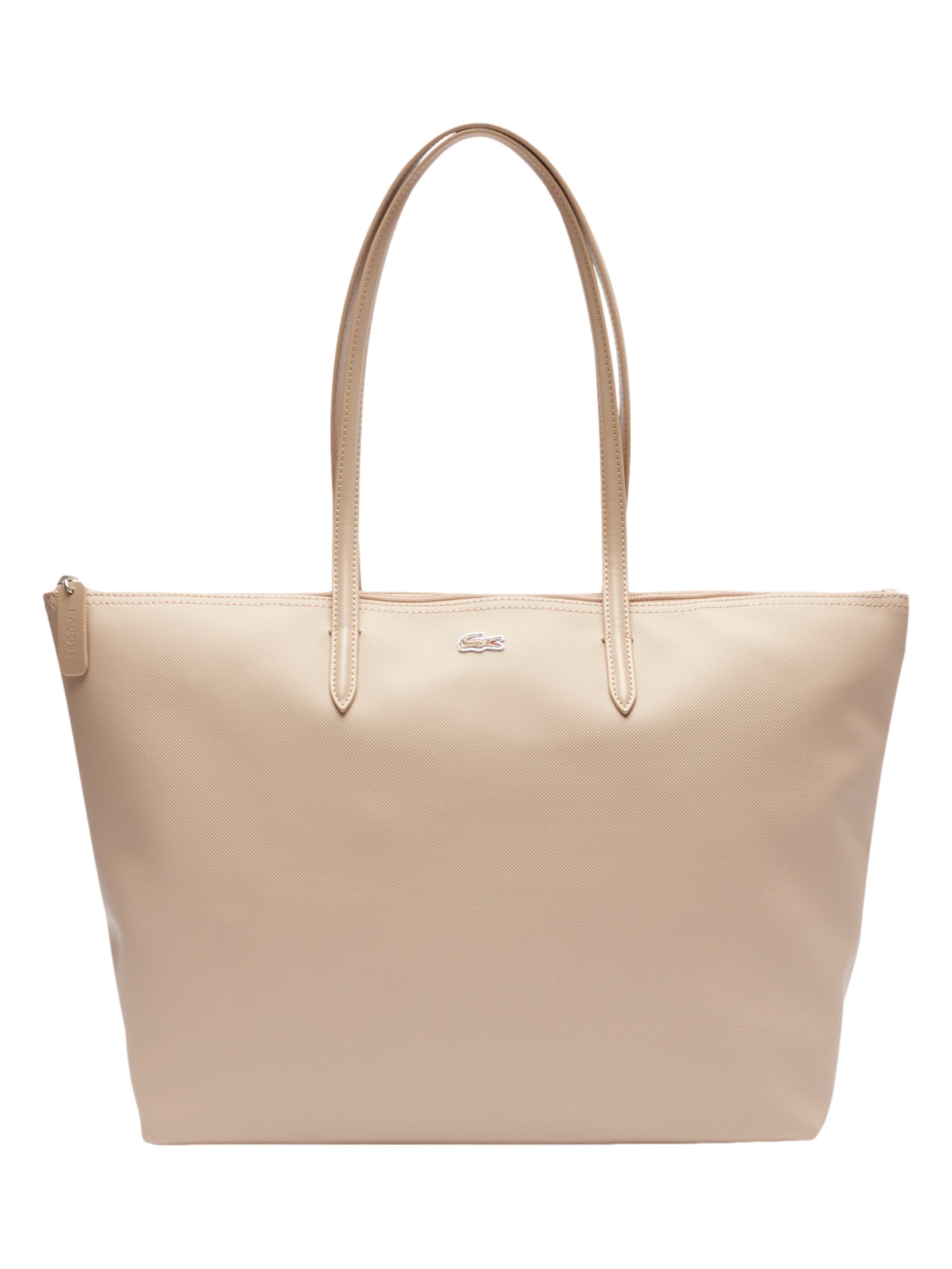 Cabas LACOSTE en beige : devant