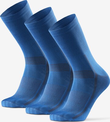 DANISH ENDURANCE Athletic Socks 'Cycling Regular' in Blue: front