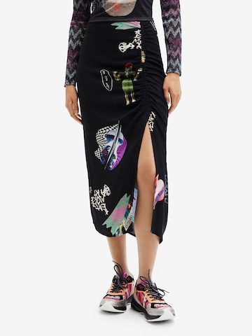 Jupe 'Lucea' Desigual en noir : devant