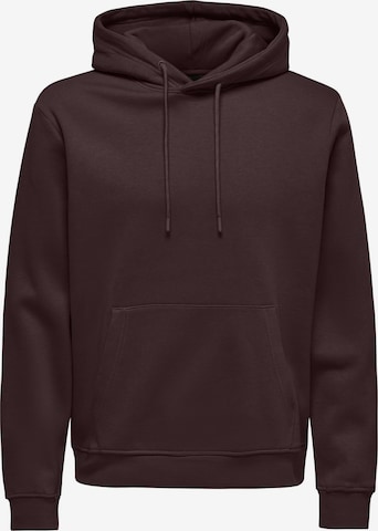 Only & Sons Свитшот 'ONSCONNOR' в Красный: спереди