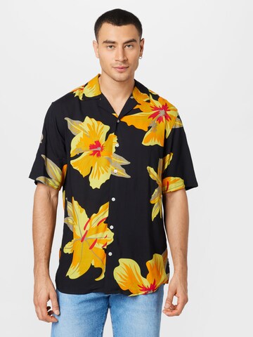 Only & Sons Regular fit Overhemd 'Dan' in Zwart: voorkant