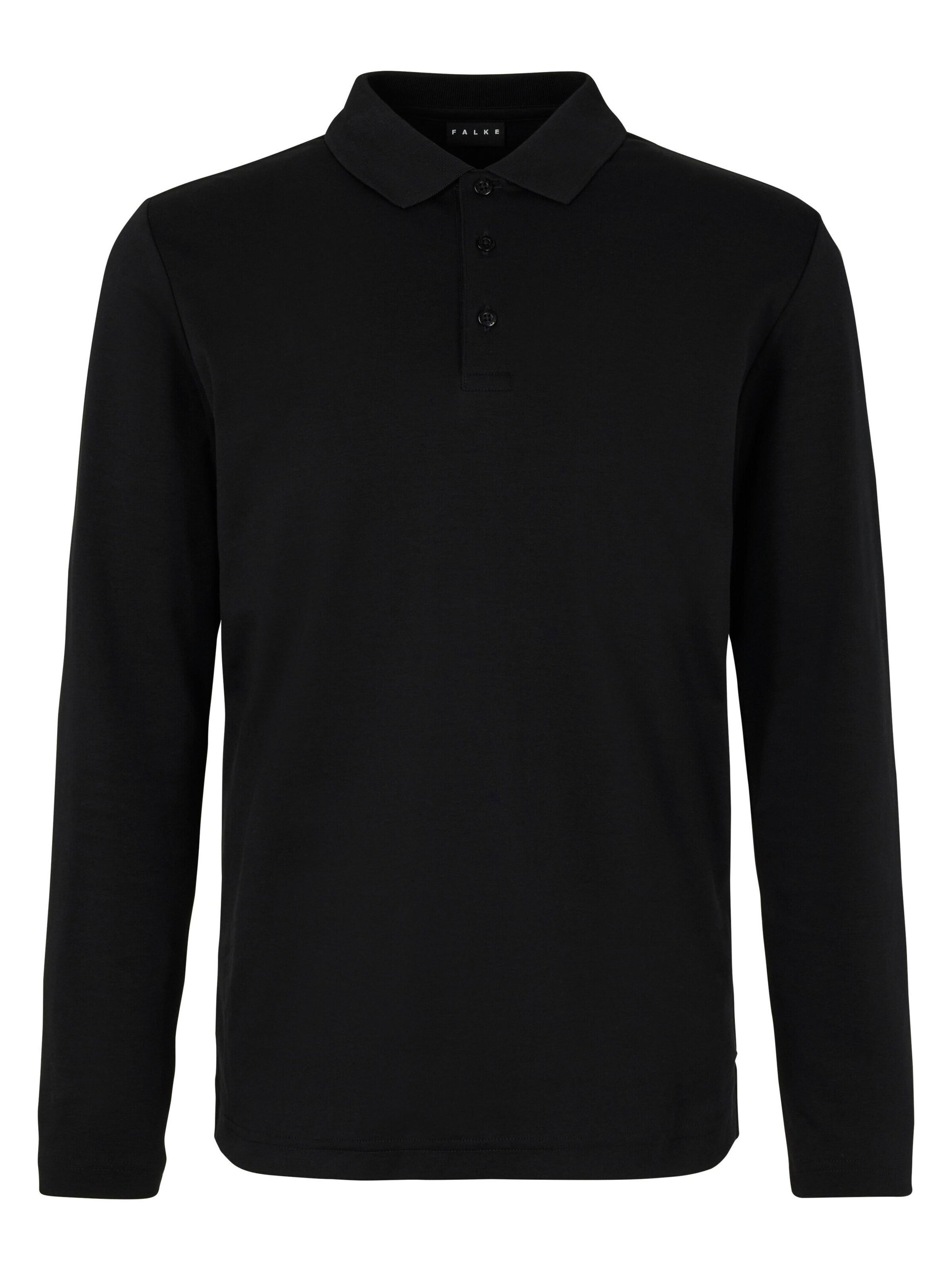 FALKE Shirt 'Essential Cotton' in Black