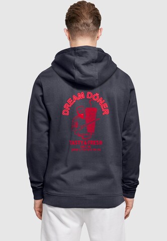 Sweat-shirt 'Dream Kebab' Mister Tee en bleu : devant