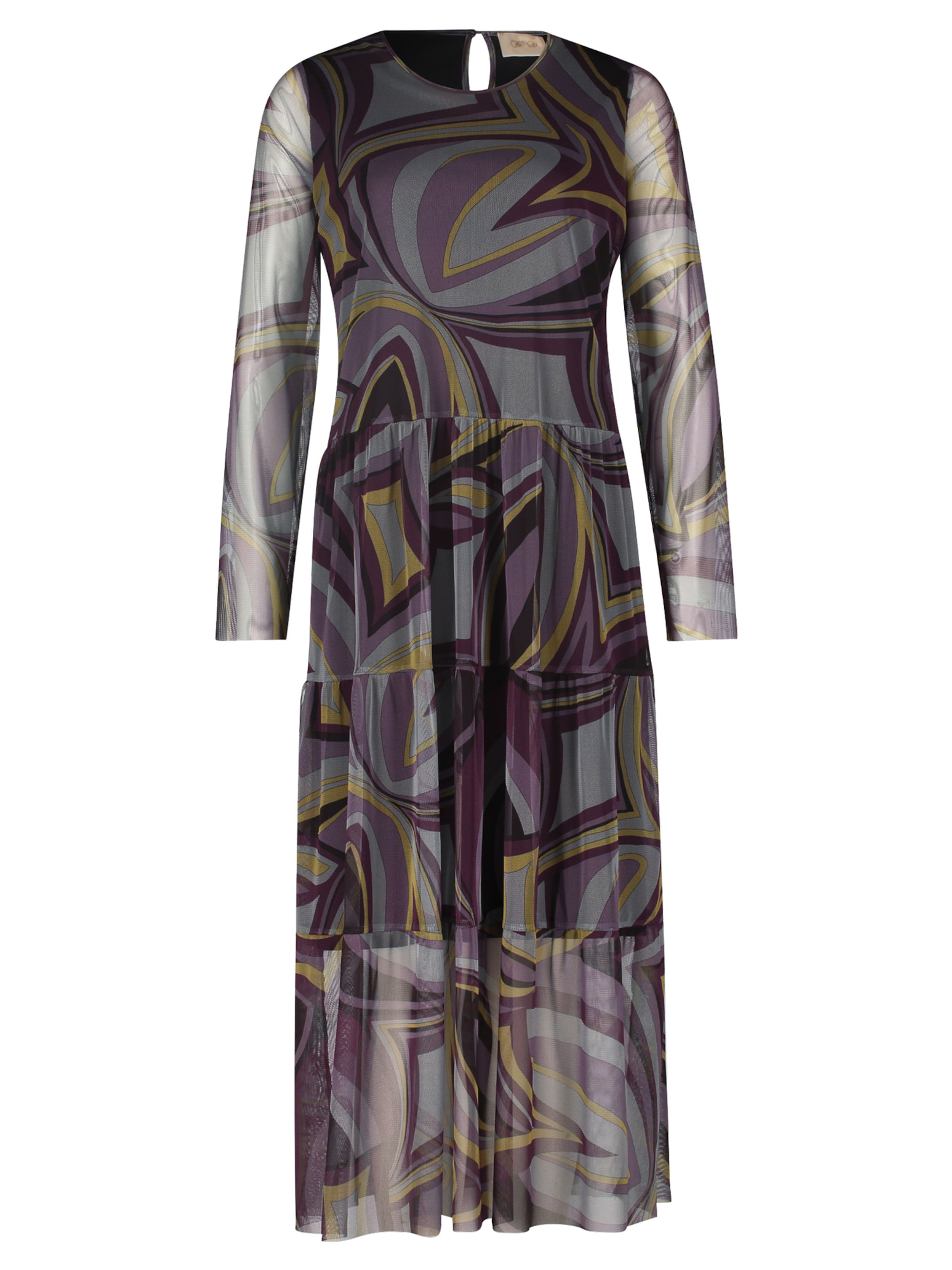 Cartoon - Vestido em roxo: frente