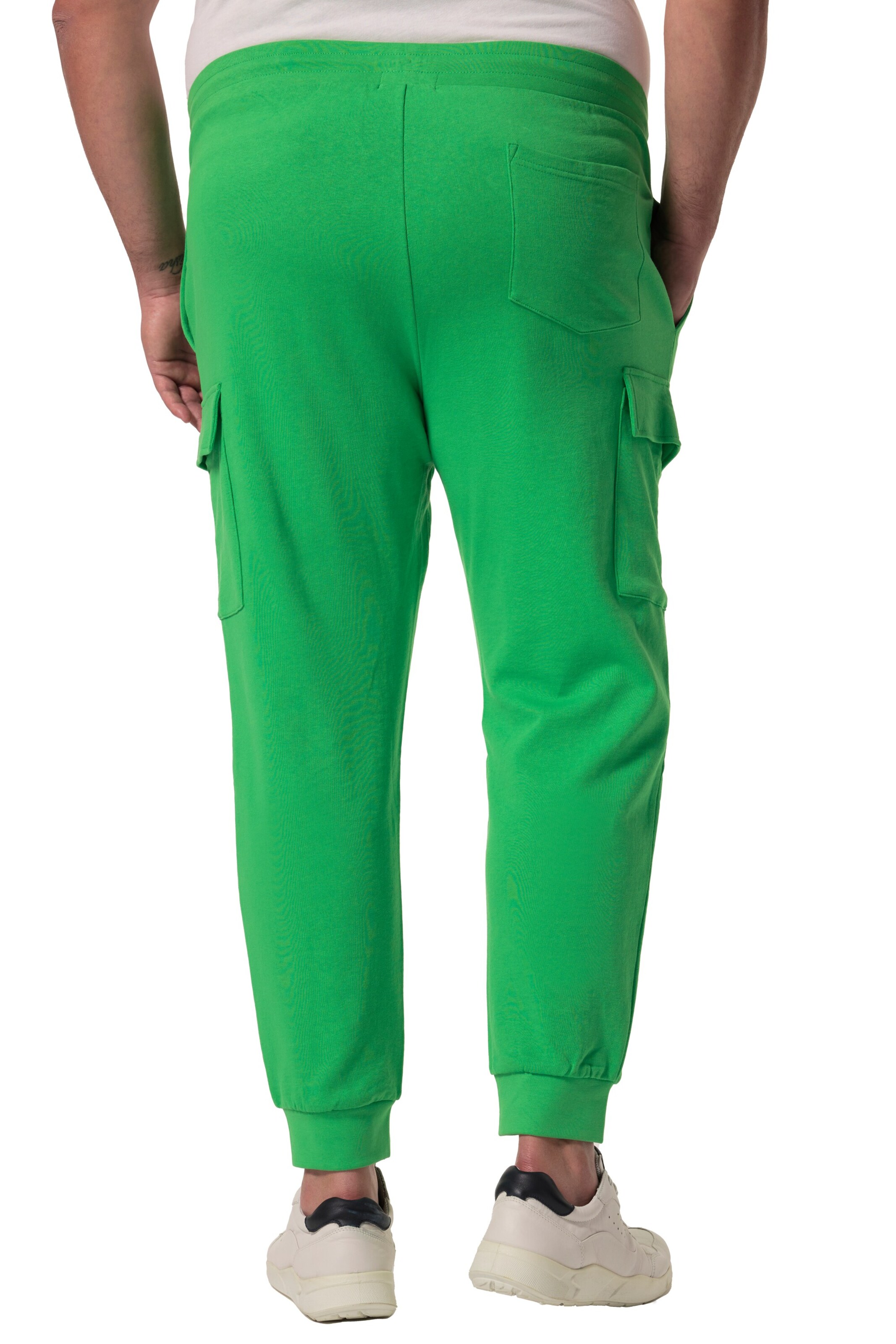 Men Plus Tapered Cargo Pants in Green