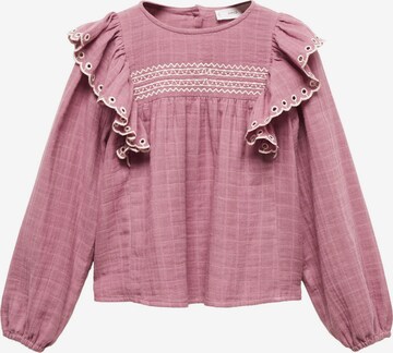 Bluză 'LULA' de la MANGO KIDS pe roz: față