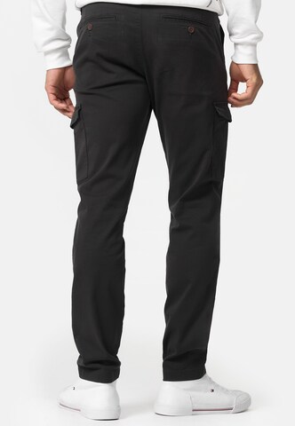 Regular Pantalon cargo ' Walmie ' INDICODE JEANS en noir