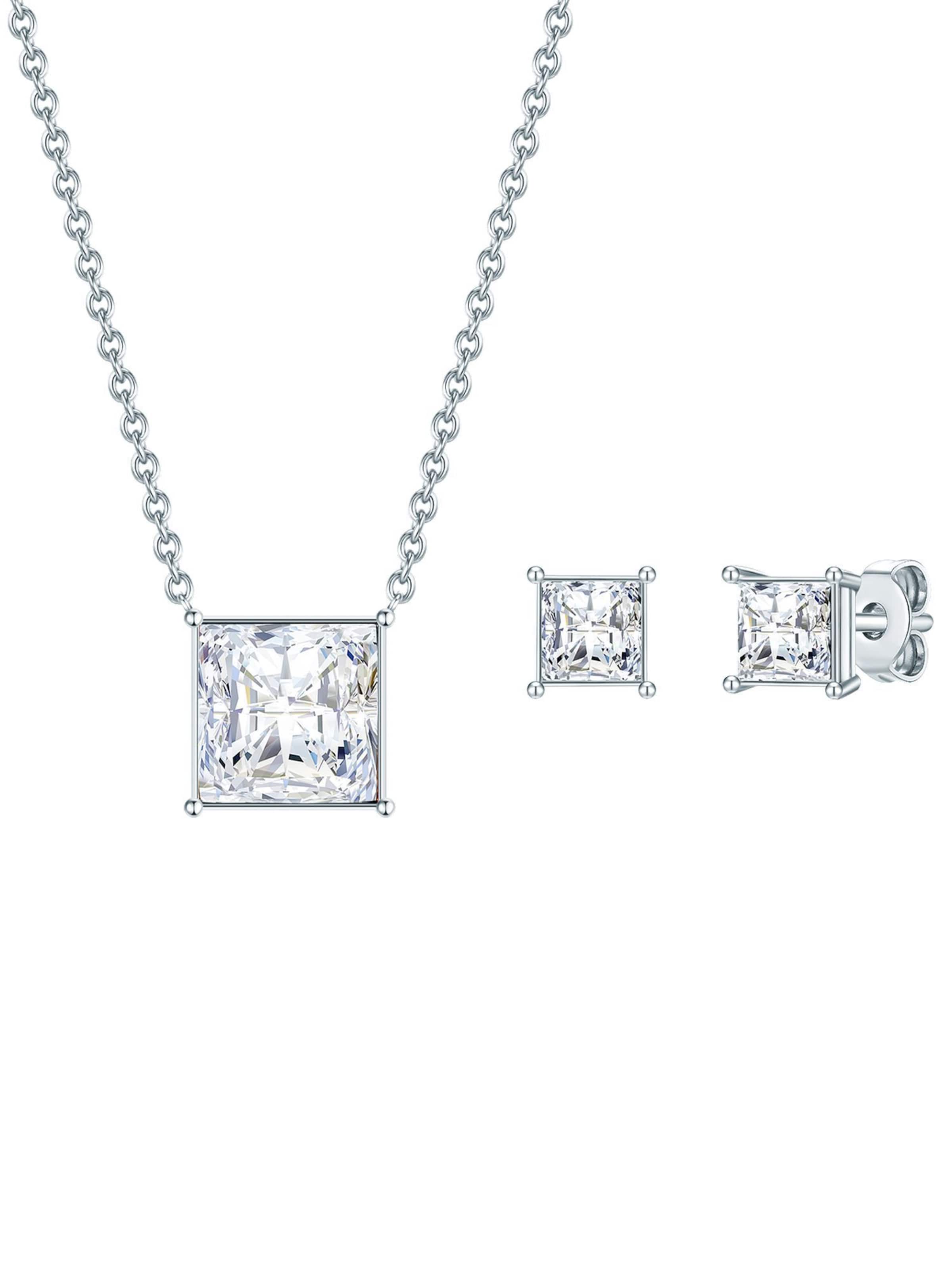 Set di gioielli di Lulu & Jane in argento: frontale