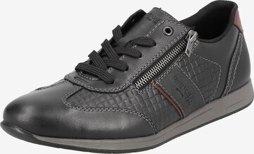 Rieker Lace-Up Shoes in Black: front