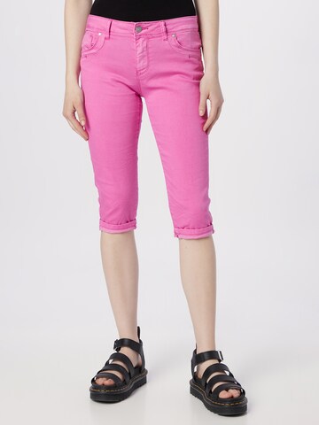 Hailys Slim fit Trousers 'Jenna' in Pink: front
