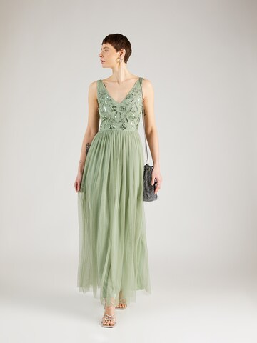 LACE & BEADS - Vestido de noche 'Dorothy' en verde