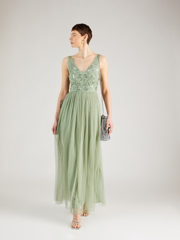 LACE & BEADS Вечернее платье 'Dorothy' в Зеленый