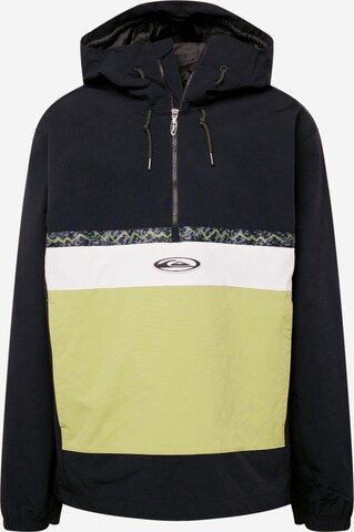 QUIKSILVER Athletic Jacket 'STEEZE' in Black: front