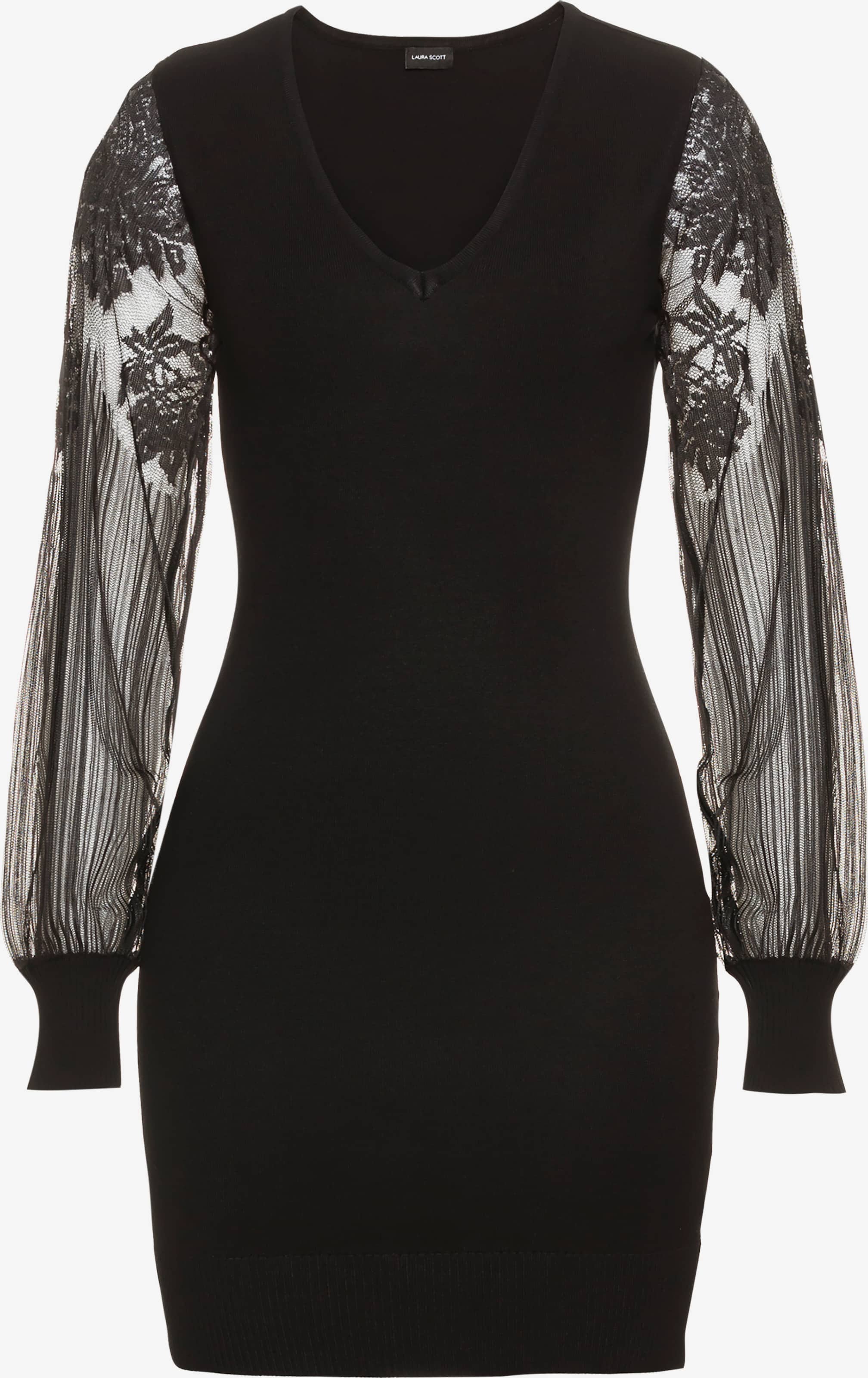 LAURA SCOTT Evening Dress in Black | ABOUT YOU