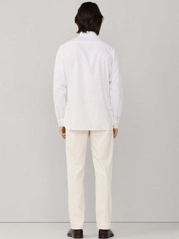 Hackett London Regular fit Zakelijk overhemd 'End On End' in Wit