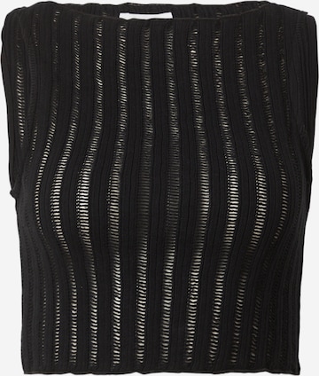 millane Knitted Top 'Nina' in Black: front