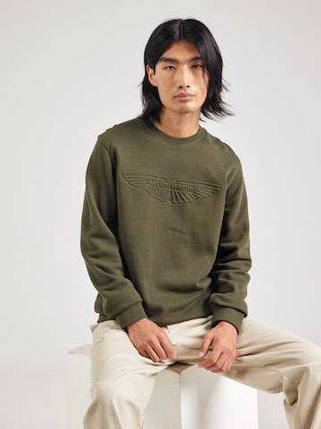 Hackett London Sweatshirt in Grün: Vorderseite