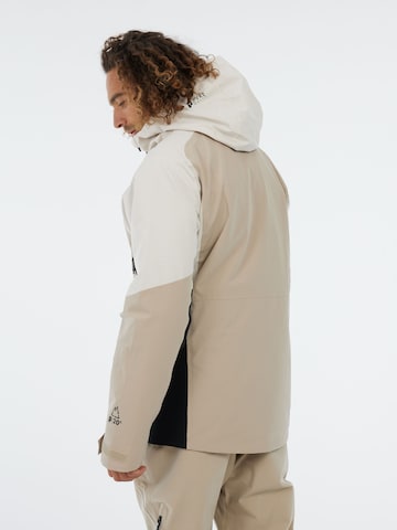 PROTEST Sportjacke 'PRTThrow'‌‌‌‌‌ in Braun: Vorderseite