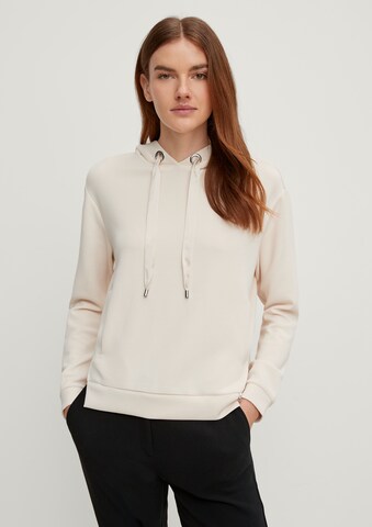 COMMA Sweatshirt in Beige: front