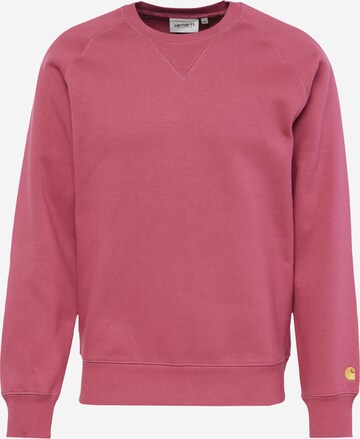 Sweat-shirt 'Chase' Carhartt WIP en rose : devant