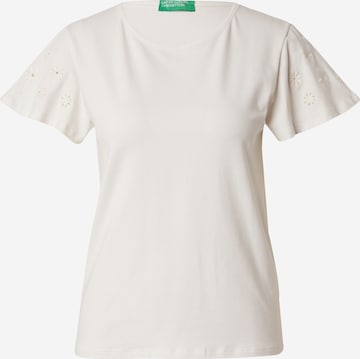 UNITED COLORS OF BENETTON Shirt in White: front