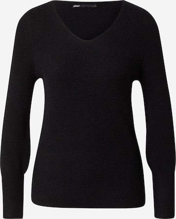 ONLY Sweater 'LATIA' in Black: front