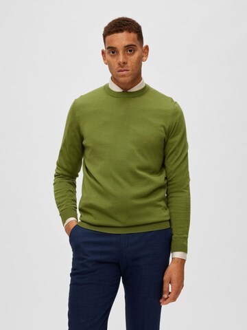 SELECTED HOMME Pullover 'Town' in Grün: predná strana