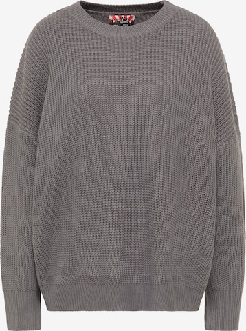 myMo ROCKS Sweater in Grey: front