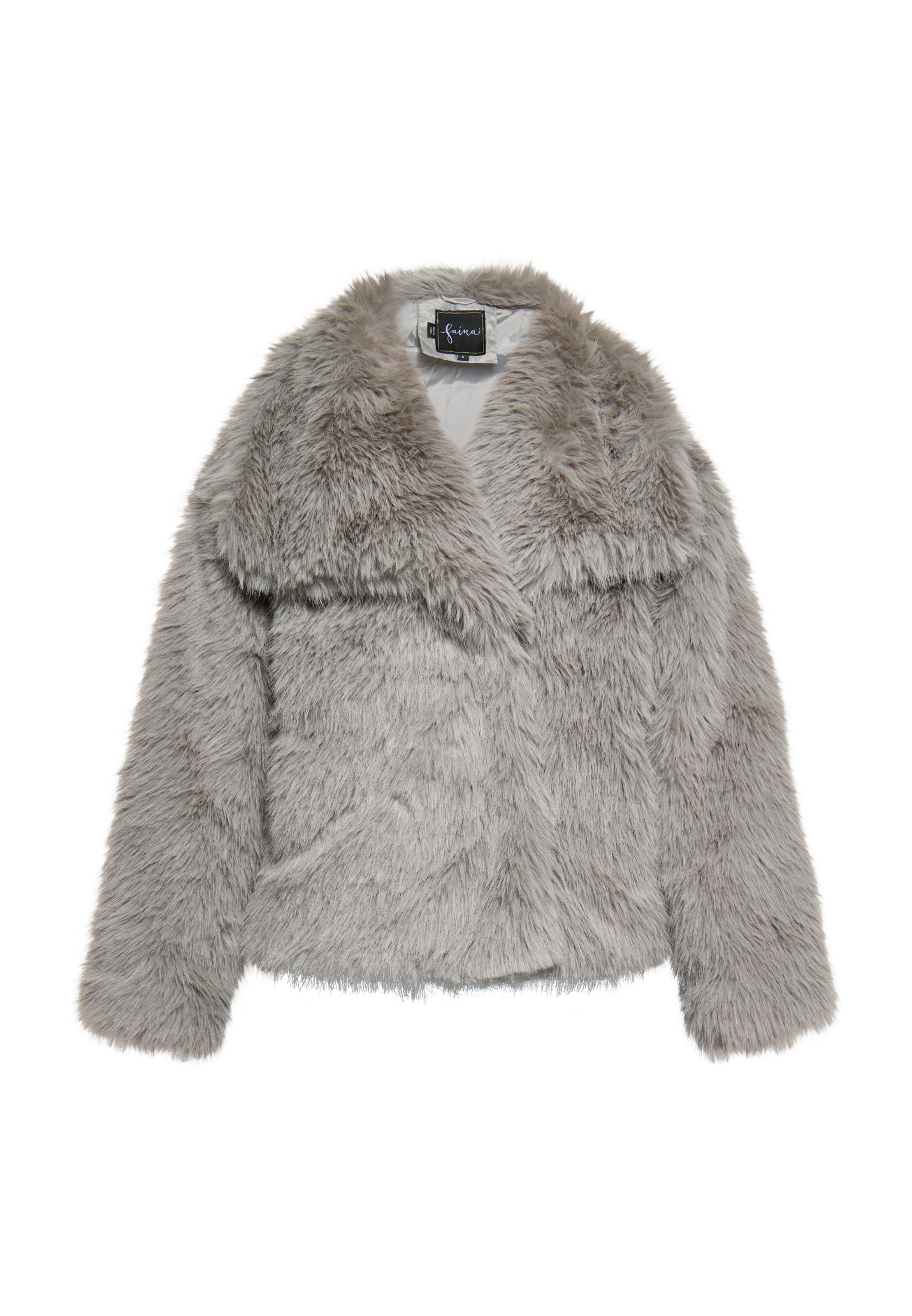 faina Zimná bunda - Sivá: predná strana
