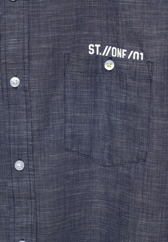 Street One MEN Regular fit Button Up Shirt in Blue