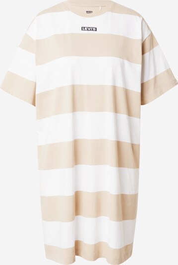 LEVI'S ® Robe 'GR Britt Tshirt Dress' en sable / blanc, Vue avec produit