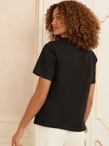 juoda love & roses Marškinėliai