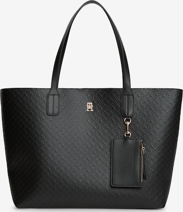 TOMMY HILFIGER Shopper táska 'TOTE MONO' - fekete: elől