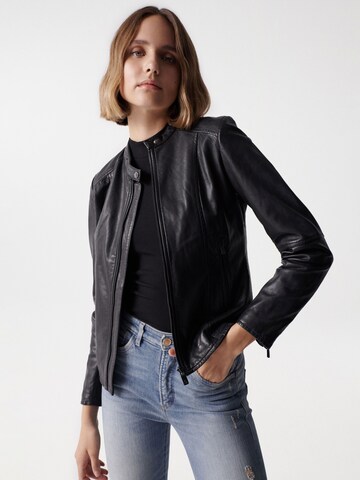 Veste mi-saison 'Manhattan' Salsa Jeans en noir : devant
