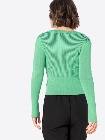 Warehouse Knit Cardigan in Green