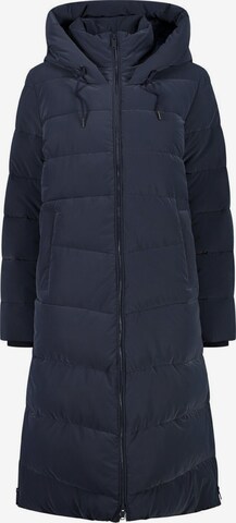 CMP Outdoor Coat ' WOMAN COAT FIX HOOD ' in Blue: front