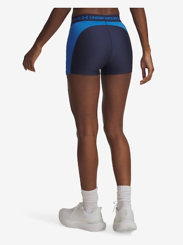 UNDER ARMOUR Skinny Sportshorts in Blau