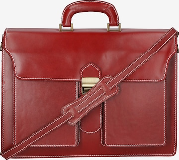 Borsa portadocumenti di Gave Lux in rosso: frontale