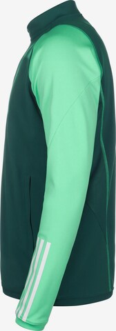 ADIDAS PERFORMANCE Athletic Zip-Up Hoodie 'Tiro 23' in Green