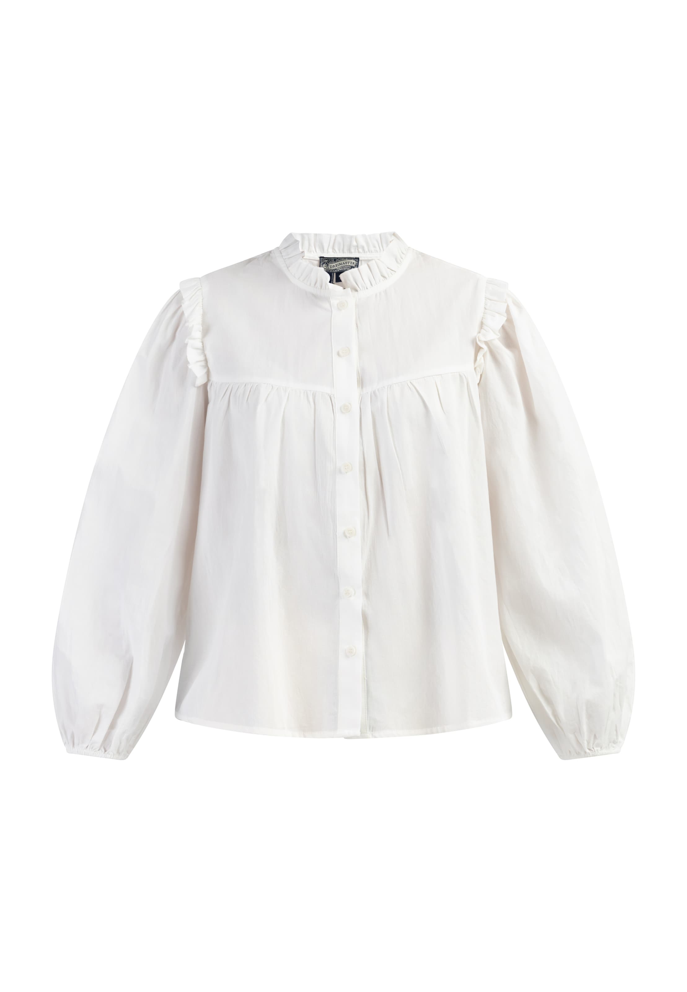 DreiMaster Vintage Блузка в Белый: спереди